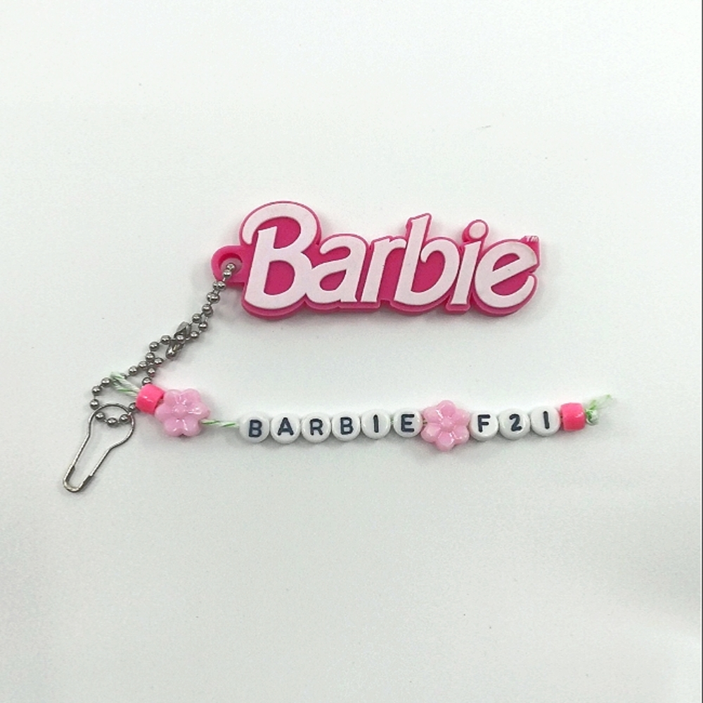 Forever 21 Barbie Charm with Beads